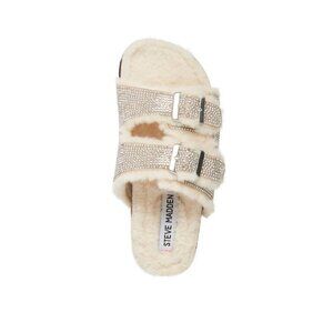 Steve Madden Fuzzy Faux Fur Slip on